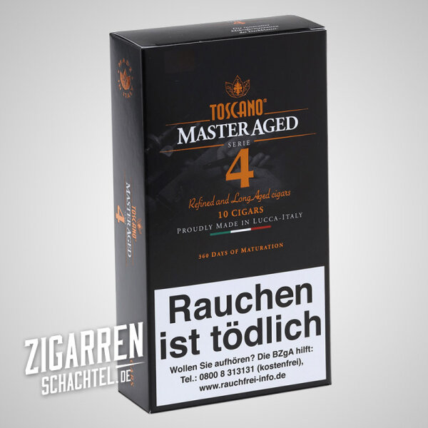 Toscano Master Aged Serie 4 10er Packung (3% Kistenrabatt)