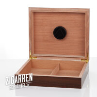 Walnuss Finish Humidor für 25-30 Zigarren