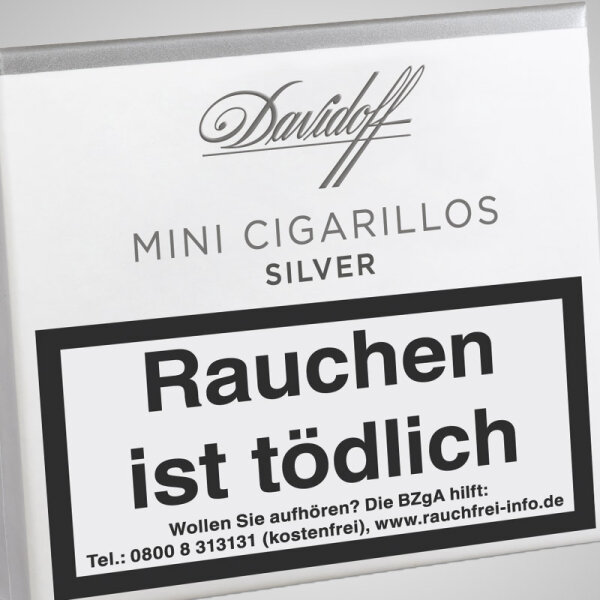 Davidoff Mini Cigarillos Silver 20er Packung (3% Kistenrabatt)