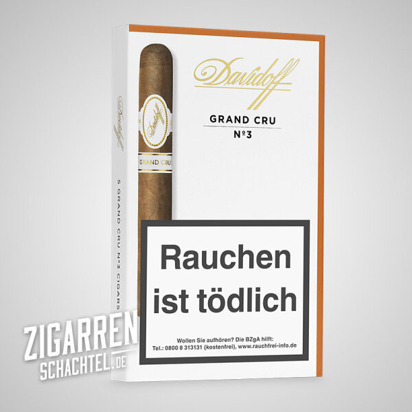 Davidoff Grand Cru No. 3 5er Packung (3% Kistenrabatt)