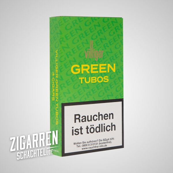 Villiger Green Tubos 4er Packung (3% Kistenrabatt)