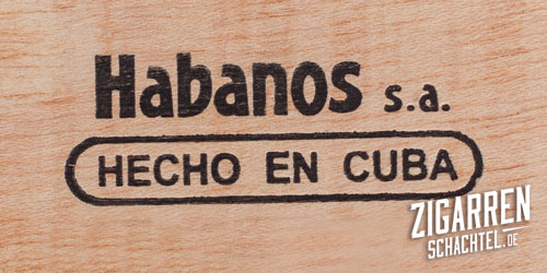 Brandzeichen Hecho en cuba – maschinell gefertigt