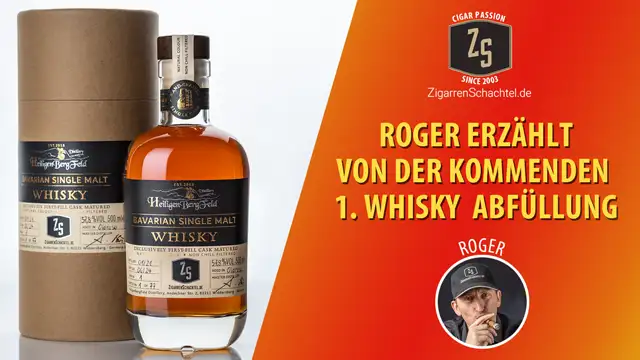 Vorankündigung 1. Single Malt Whisky Abfüllung