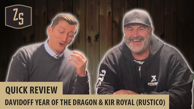 Davidoff Year of the Dragen & Kir Royal Rustico